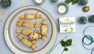 Knapperige dumplings met Boursin